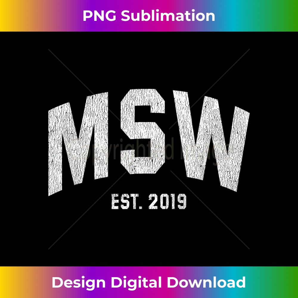 MSW Graduation 2019 Grad 1 - Special Edition Sublimation PNG File