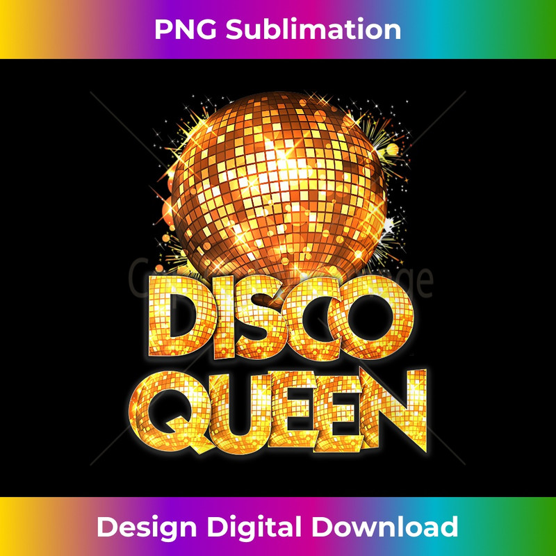s Disco Queen - 70's Themed Vintage Disco Fever Costume 1 - Exclusive PNG Sublimation Download