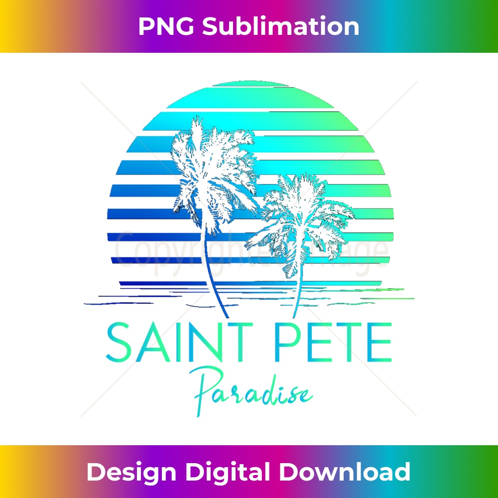 St. Pete Beach Tropical Vibes Florida Souvenir Vacation  1 - Creative Sublimation PNG Download