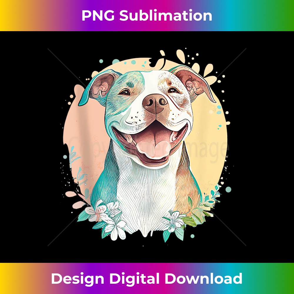 Pit Bull Mom Dog Lover Colorful Artistic Pitbull Owner 1 - Premium Sublimation Digital Download