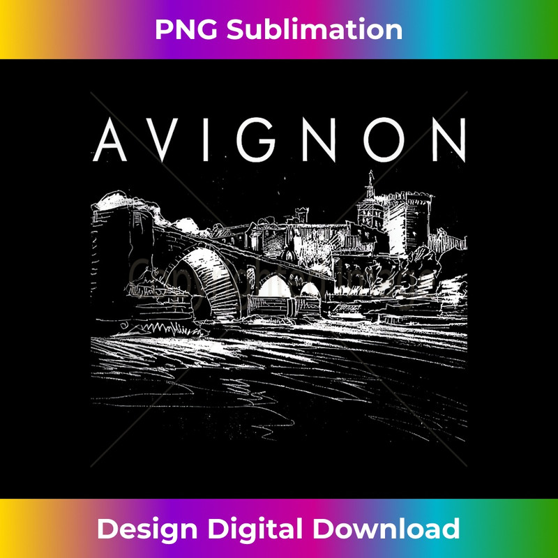 Avignon Traveling Lover Avignon City France Travel Vacation - Professional Sublimation Digital Download