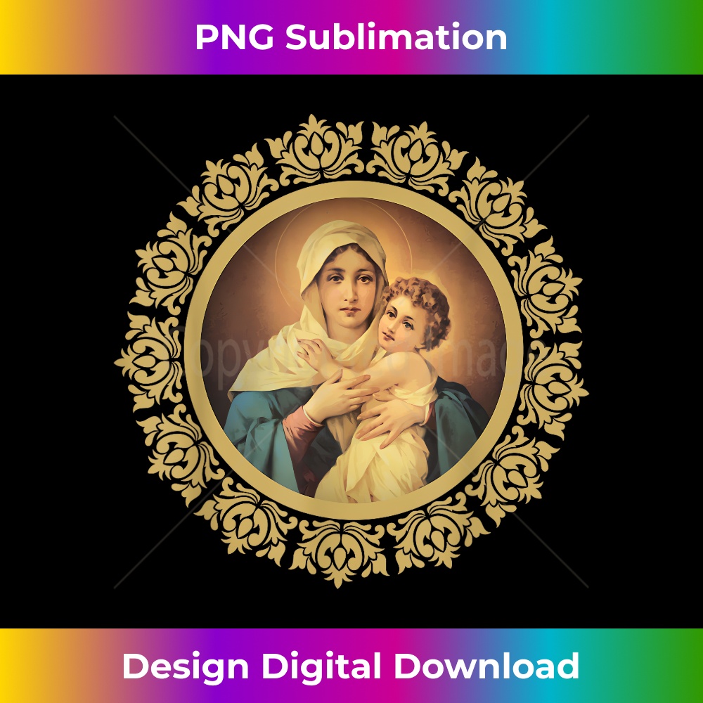 Our Lady of Schoenstatt Mother Thrice Admirable Catholic 2 - PNG Transparent Sublimation File