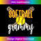 Softball Grammy Grandma Softball Player Grammy 2 - Vintage Sublimation PNG Download
