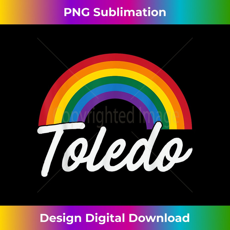 Toledo Pride Gay Pride (gay flag ) 3 - Retro PNG Sublimation Digital Download