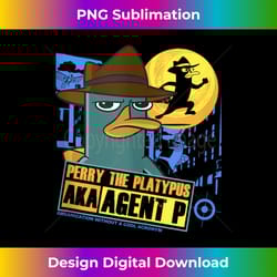 disney phineas and ferb perry the platypus aka agent p - unique sublimation png download