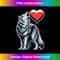Wolf Holding Heart Valentine's Day Cute Wolves Valentine 3018.jpg