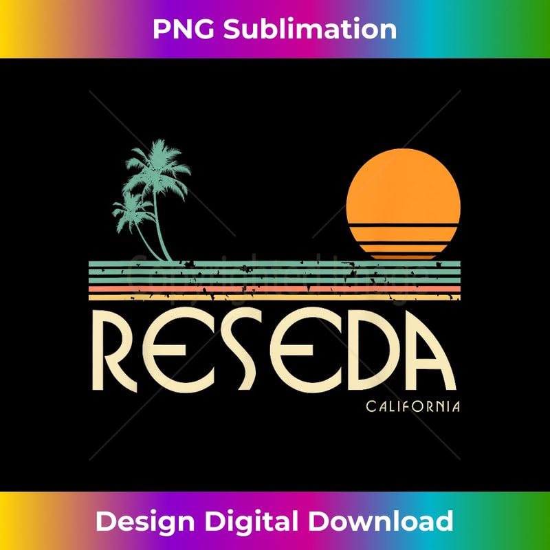 Vintage Reseda California - Aesthetic Sublimation Digital File