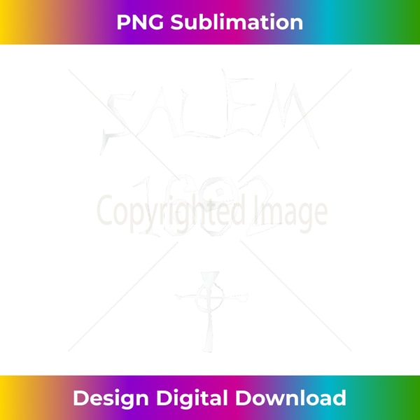 Salem 1692 Scary Horror Halloween Party Witch Costume Tee Tank Top 2 - Exclusive PNG Sublimation Download