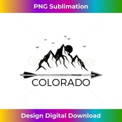 colorado cool colorado rocky mountains gift colorado - signature sublimation png file