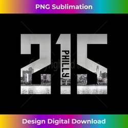 vintage philadelphia philly 215 area code skyline 1 - stylish sublimation digital download