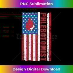 phlebotomist blood donor american flag usa phlebotomy 1 - png sublimation digital download