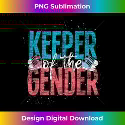 keeper of the gender pregnancy baby gender reveal - retro png sublimation digital download