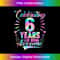 6th Birthday Idea Tie-Dye 6 Year Of Being Awesome - Exclusive Sublimation Digital File