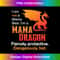 Funny s for Wife Not A Mama Bear Hot Mama Dragon - Creative Sublimation PNG Download