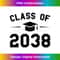 Class of 2038 Grow With Me Handprint on Back Pre-k - Vintage Sublimation PNG Download