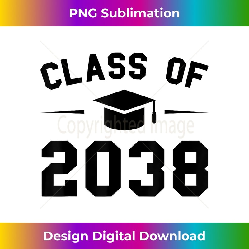 Class of 2038 Grow With Me Handprint on Back Pre-k - Vintage Sublimation PNG Download