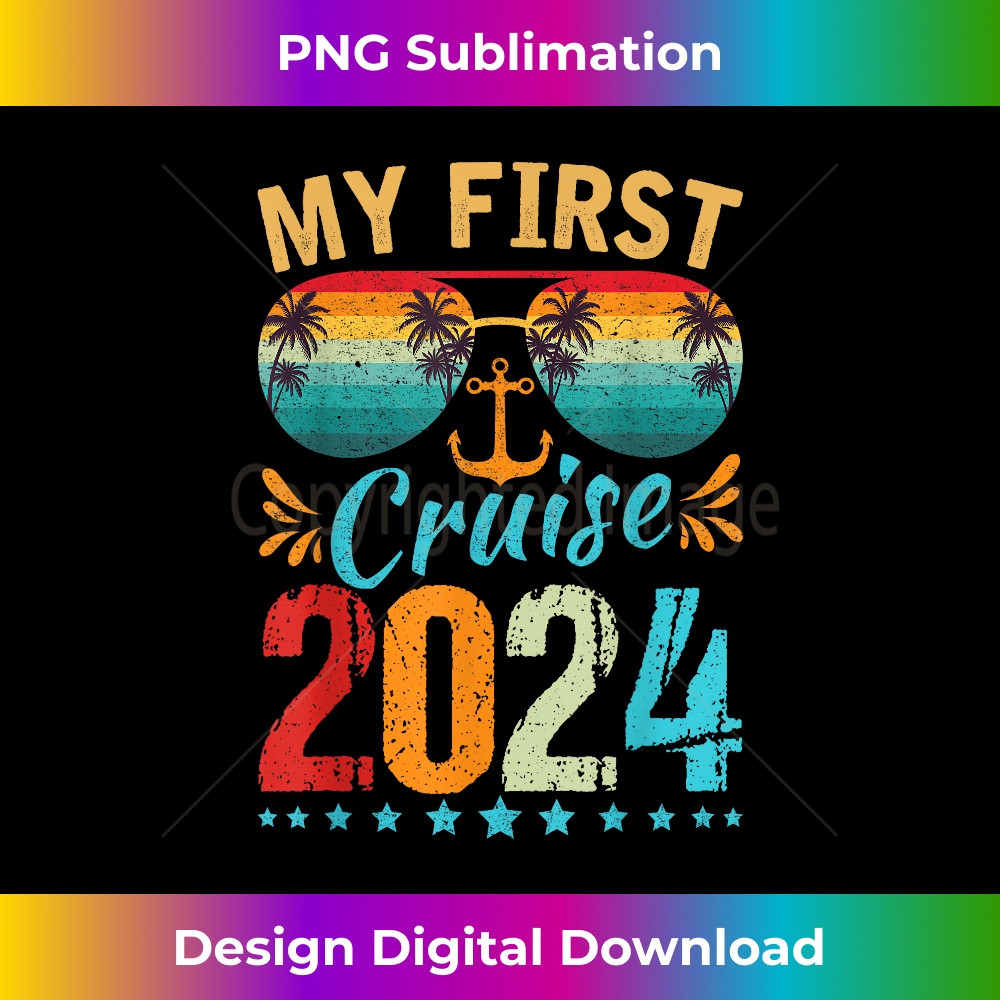 My First Cruise 2024 Family Vacation Cruise Ship Travel 1 - Aesthetic Sublimation Digital File