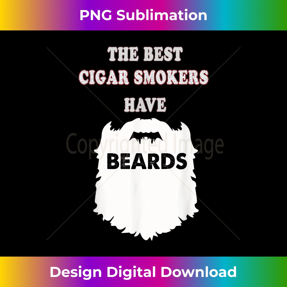 Cigar Smoker beards, Cuban smoking bearded - Trendy Sublimation Digital Download