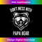 Papa Bear Design Don't Mess With Papa Bear Funny Fathers Day  1 - Unique Sublimation PNG Download