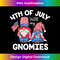 Patriotic gnome 4th of July Gnomes Love USA American Flag 1 - PNG Transparent Sublimation File