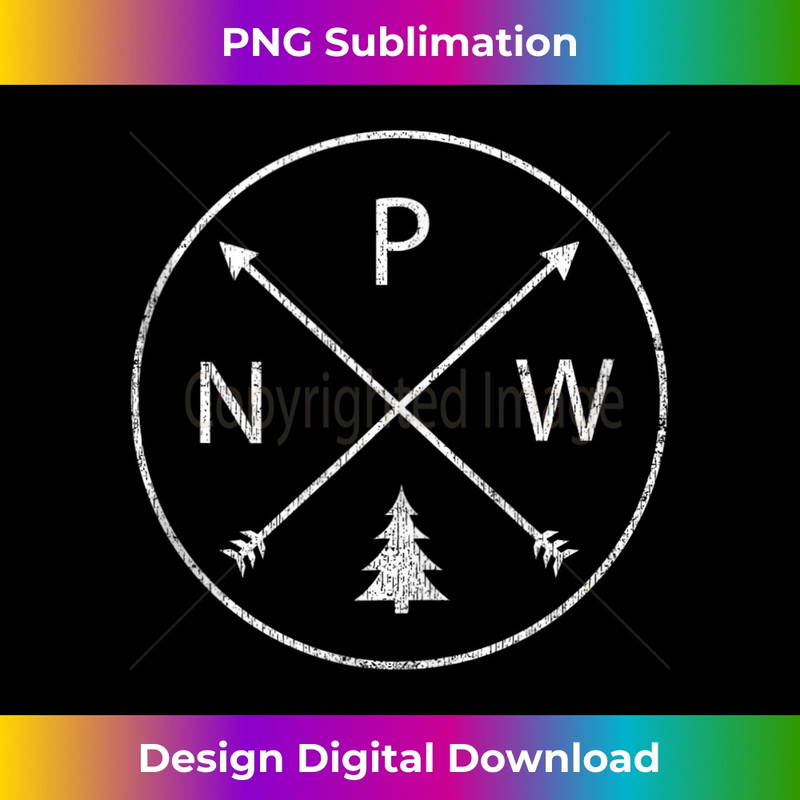 Simple Pacific Northwest Accessory Arrows Pine Tree PNW 1 - Special Edition Sublimation PNG File