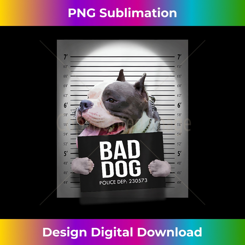 American Bully Mugshot T - Digital Sublimation Download File