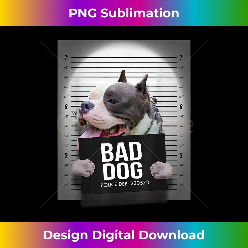 American Bully Mugshot T - Digital Sublimation Download File