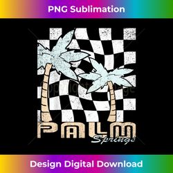 palm springs california vintage checkered graphic 1 - creative sublimation png download