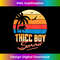 Tropical Thicc Boy Summer Palm Tree Beach Sunset Vacation  1 - High-Resolution PNG Sublimation File