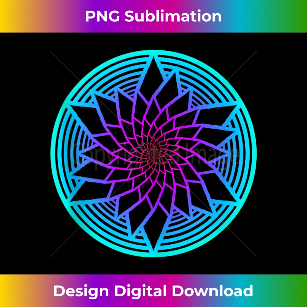 Awesome Design Sacred Geometry Trippy Psychedelic Hippie - Professional Sublimation Digital Download