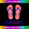 4th Of July Flip Flops And Freedom Patriotic - Exclusive Sublimation Digital File