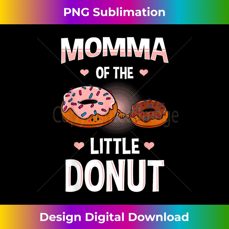 Momma Of The Little Donut Gender Reveal Announcement 1 - Unique Sublimation PNG Download