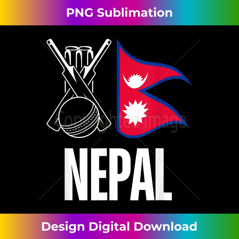 Nepal Cricket Jersey 2024 Cricket Flag of Nepal 1 - Signature Sublimation PNG File