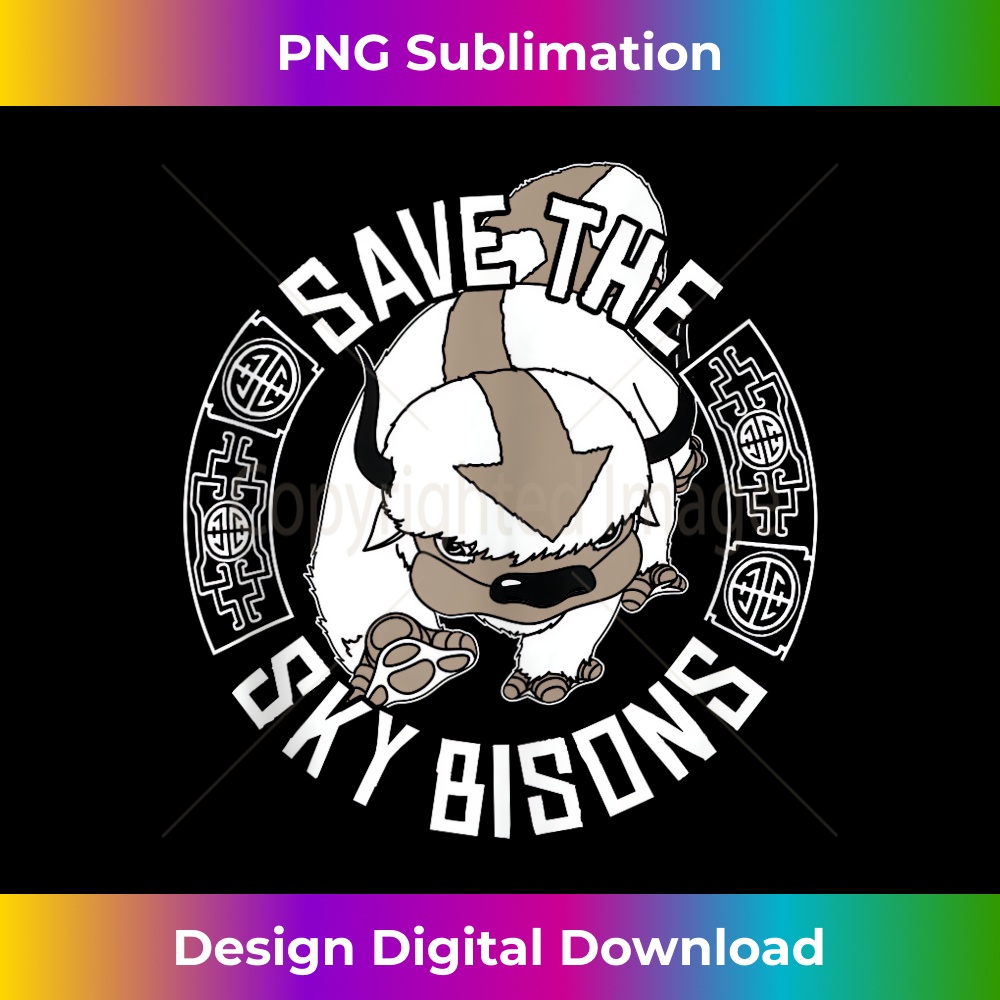 Save The Sky Bisons With Bison Head  1 - Premium PNG Sublimation File