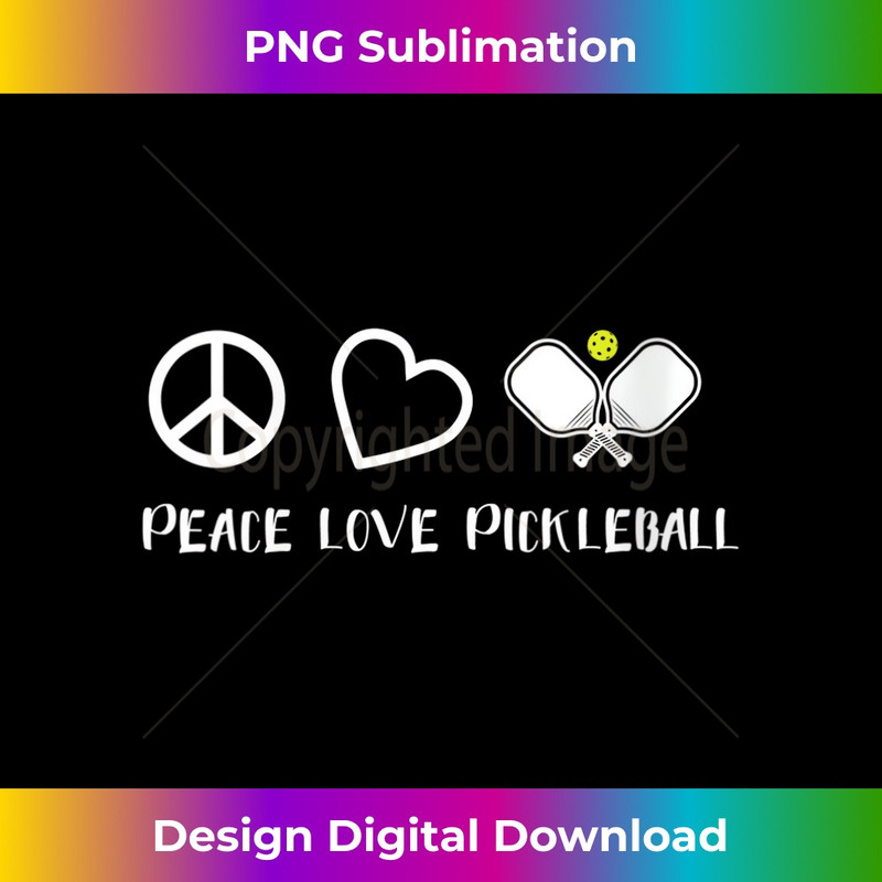 s Peace Love Pickleball Funny Pickleball Paddle Player  1 - Exclusive PNG Sublimation Download