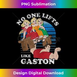 disney beauty and the beast no one lifts like gaston - artistic sublimation digital file