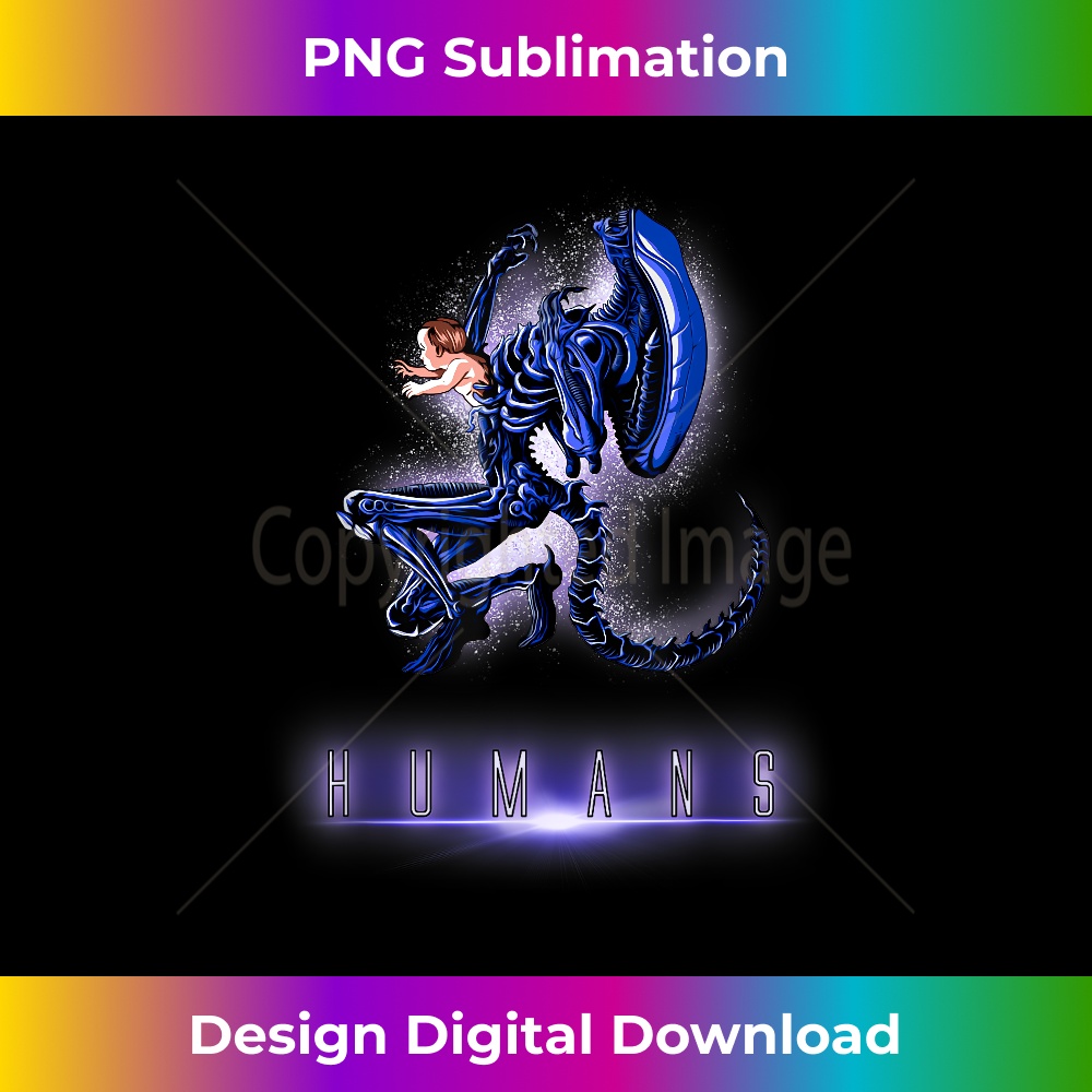 Humans Xenomorph Alien Baby - Trendy Sublimation Digital Download