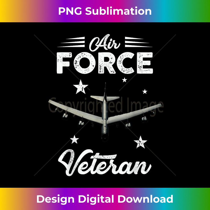 Mens Air Force Veteran B-52 Bomber - Best For Veterans 1 - Retro PNG Sublimation Digital Download
