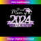 Purple Black Proud Mom Of A 2024 Graduate Decoration 1 - Premium PNG Sublimation File