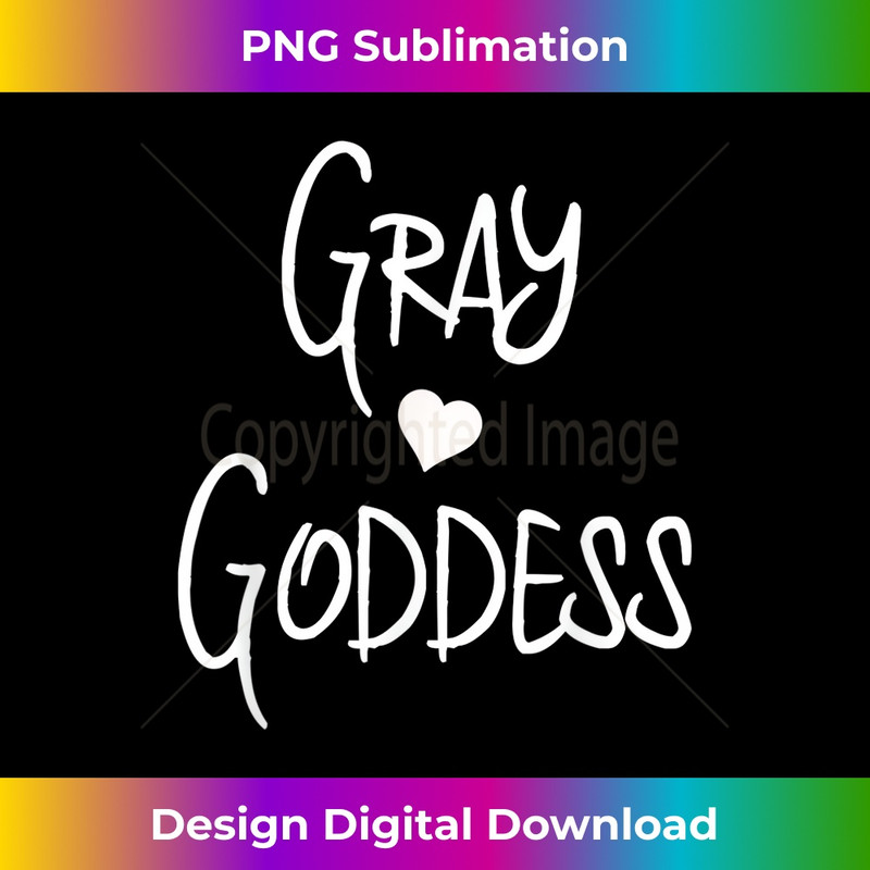 Gray Goddess Silver Fox Novelty - Aesthetic Sublimation Digital File