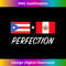 Puerto Rican Peruvian Flag Puerto Rico Peru Heritage 2 - Vintage Sublimation PNG Download