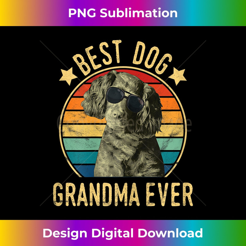 s Best Dog Grandma Ever Boykin Spaniel Mother's Day 2 - Exclusive Sublimation Digital File