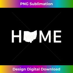 ohio home love u.s. state outline silhouette - sophisticated png sublimation file