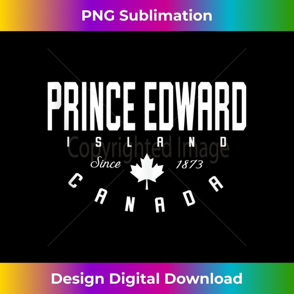 CA Prince Edward Island Canada Canadian Maple Leaf Tank Top - Trendy Sublimation Digital Download
