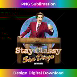 anchorman stay classy san diego tank top - premium png sublimation file