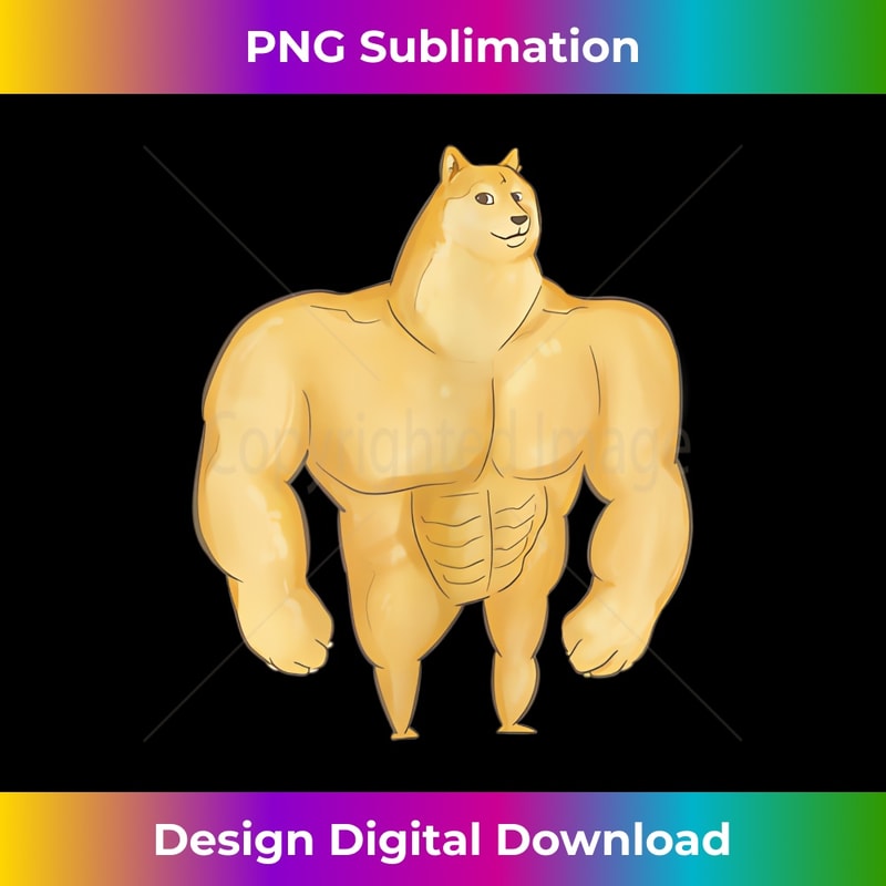Swole doge meme Shiba Inu vs Cheems Tank Top 2 - PNG Transpa | Inspire ...