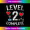 Level 2 Complete 2nd Wedding Anniversary Video Gamer - Premium Sublimation Digital Download