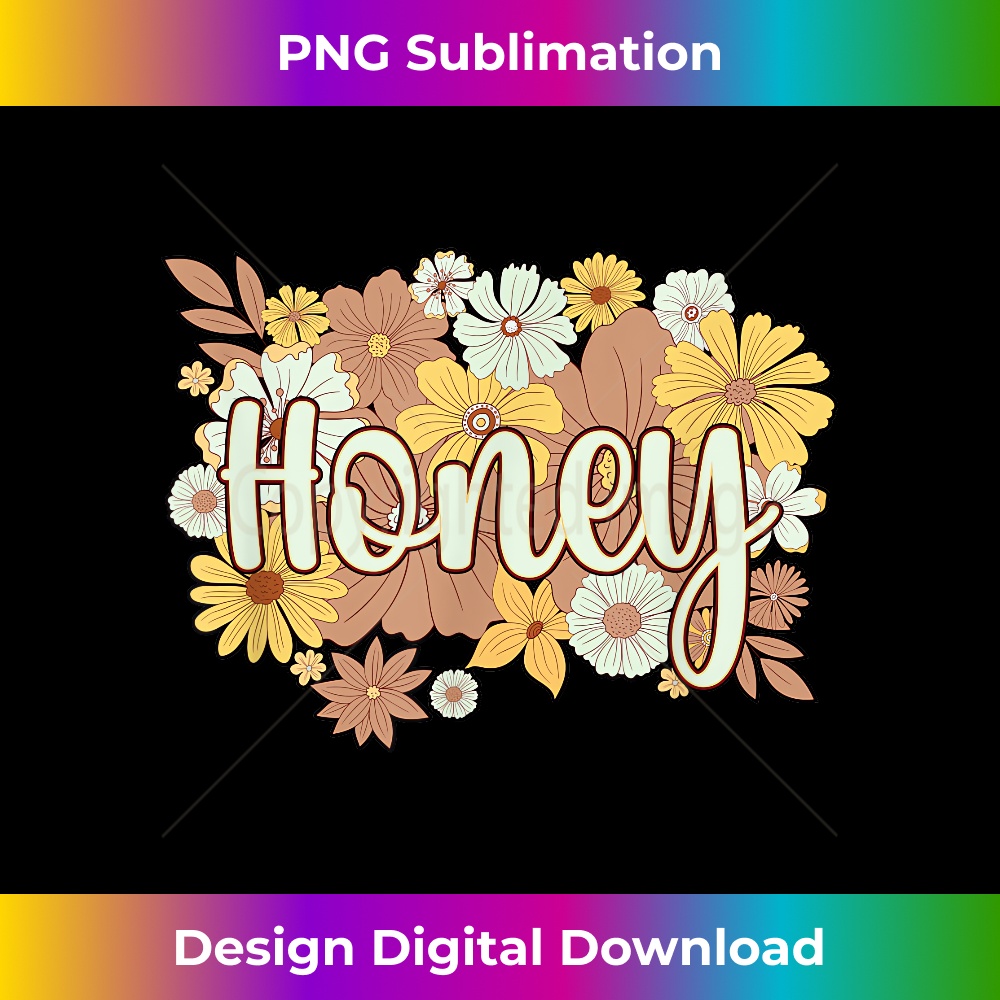 Honey Grandmother Flowers Honey Grandma 1 - Decorative Sublimation PNG File