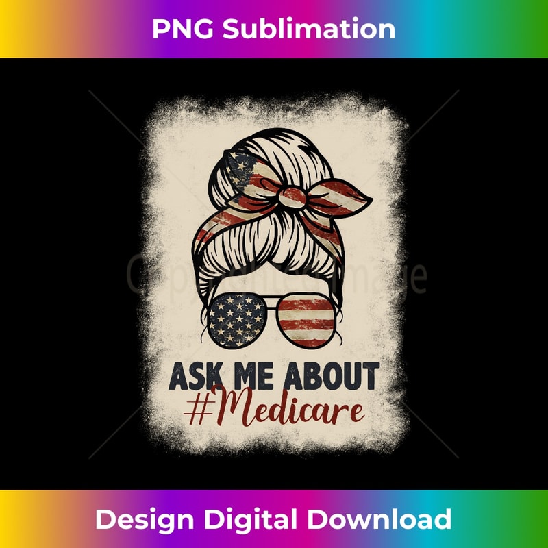 Ask Me About Medicare Insurance Agent Broker Sales Marketing - PNG Transparent Sublimation Design
