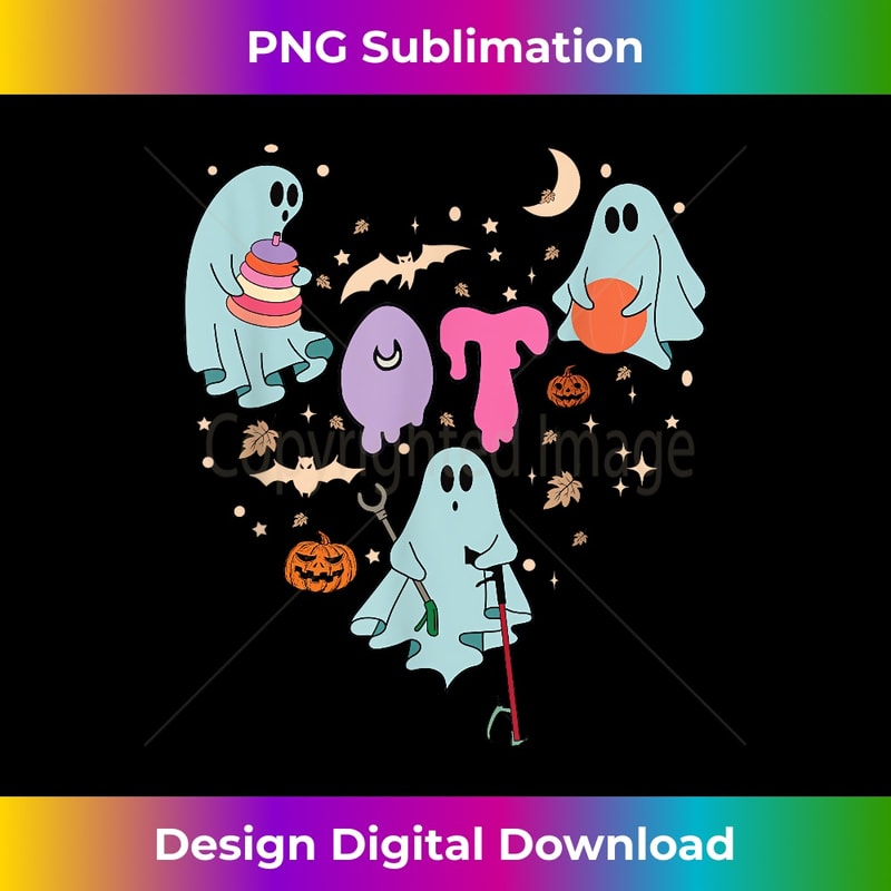 Occupational Therapy Halloween OT COTA OTA Spooky Ghost 1 - Instant Sublimation Digital Download